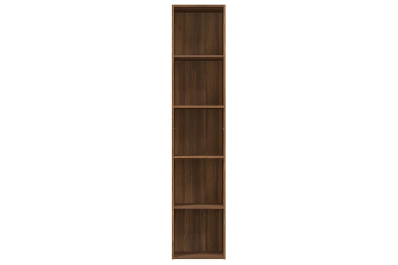 beBasic bogreol 40x30x189 cm konstrueret træ brun egetræsfarve - Brun - Opbevaring - Hylder & Reoler - Bogreol