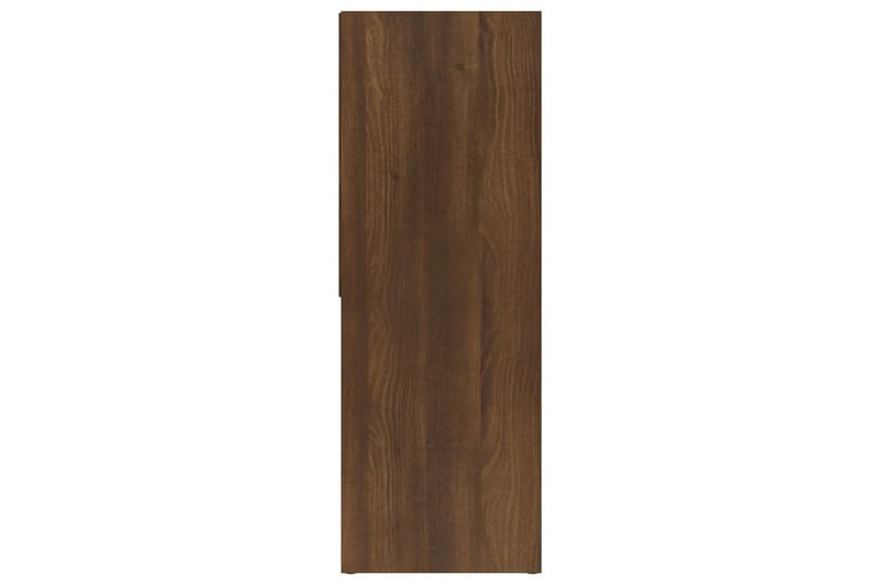 beBasic bogreol 67x24x161 cm konstrueret træ brun egetræsfarve - Brun - Opbevaring - Hylder & Reoler - Bogreol
