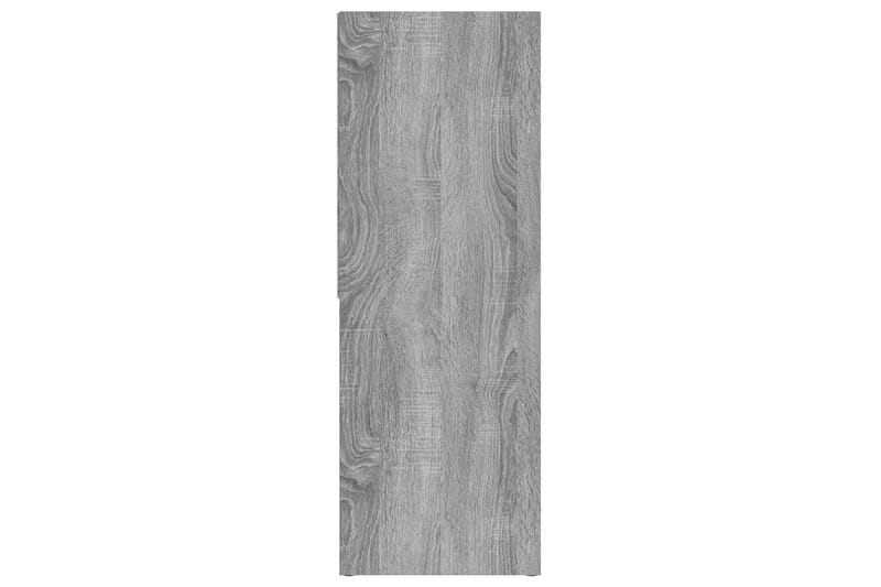 beBasic bogreol 67x24x161 cm konstrueret træ grå sonoma-eg - GrÃ¥ - Bogreol