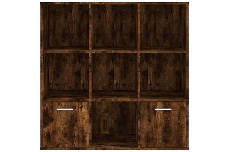 beBasic bogreol 98x30x98 cm røget egetræsfarve - Brun - Opbevaring - Hylder & Reoler - Bogreol