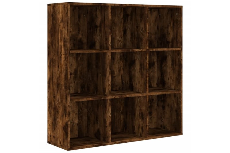 beBasic bogreol 98x30x98 cm røget egetræsfarve - Brun - Opbevaring - Hylder & Reoler - Bogreol