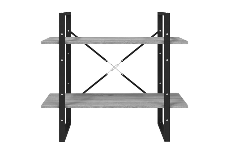 beBasic bogreol m. 5 hylder 80x30x175 cm konstrueret træ grå sonoma-eg - GrÃ¥ - Opbevaring - Hylder & Reoler - Bogreol