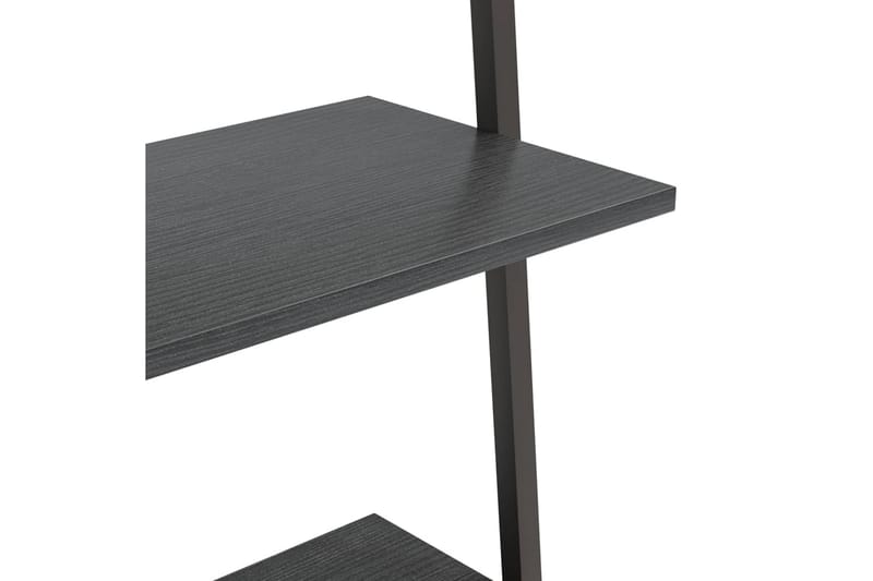 beBasic stigereol med 3 hylder 64x34x116 cm sort - Sort - Opbevaring - Hylder & Reoler - Stigereol
