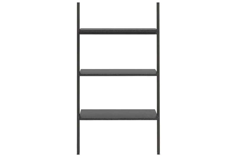 beBasic stigereol med 3 hylder 64x34x116 cm sort - Sort - Opbevaring - Hylder & Reoler - Stigereol