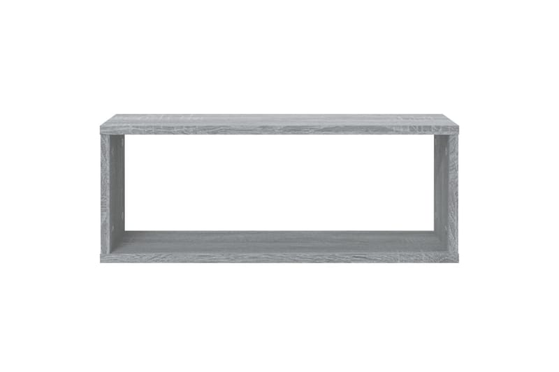beBasic væghylder 4 stk. 60x15x23 cm konstrueret træ grå sonoma-eg - GrÃ¥ - Opbevaring - Hylder & Reoler - Væghylde & vægreol