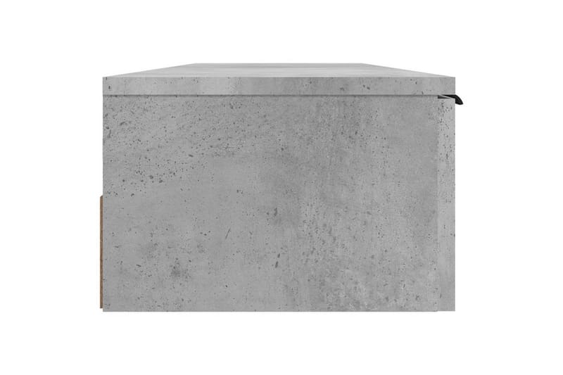 beBasic vægskab 102x30x20 cm konstrueret træ betongrå - GrÃ¥ - Opbevaring - Hylder & Reoler - Væghylde & vægreol