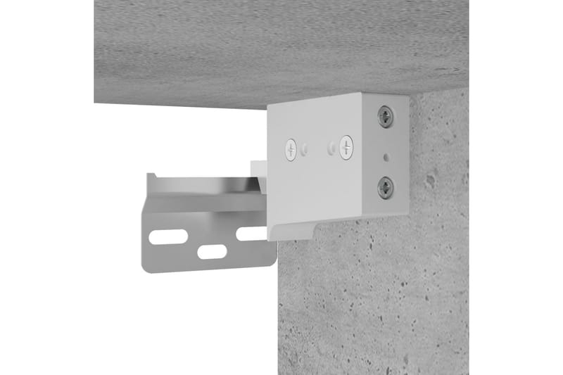 beBasic vægskab 102x30x20 cm konstrueret træ betongrå - GrÃ¥ - Opbevaring - Hylder & Reoler - Væghylde & vægreol