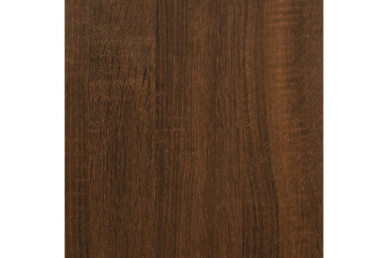 beBasic vægskab 102x30x20 cm konstrueret træ brun egetræsfarve - Brun - Væghylde & vægreol