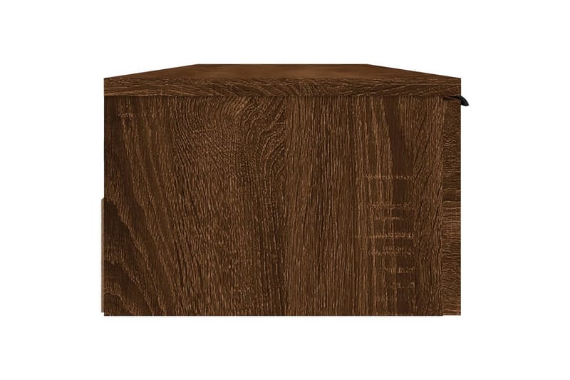 beBasic vægskab 102x30x20 cm konstrueret træ brun egetræsfarve - Brun - Væghylde & vægreol
