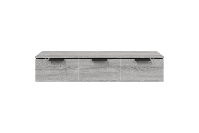 beBasic vægskab 102x30x20 cm konstrueret træ grå sonoma-eg - GrÃ¥ - Opbevaring - Hylder & Reoler - Væghylde & vægreol
