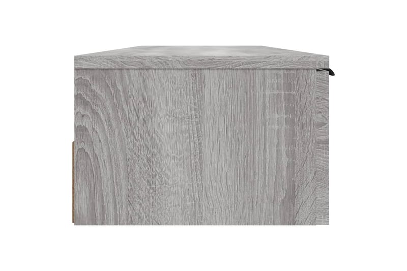 beBasic vægskab 102x30x20 cm konstrueret træ grå sonoma-eg - GrÃ¥ - Væghylde & vægreol