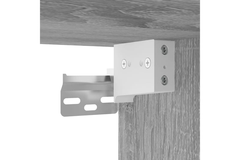 beBasic vægskab 102x30x20 cm konstrueret træ grå sonoma-eg - GrÃ¥ - Opbevaring - Hylder & Reoler - Væghylde & vægreol