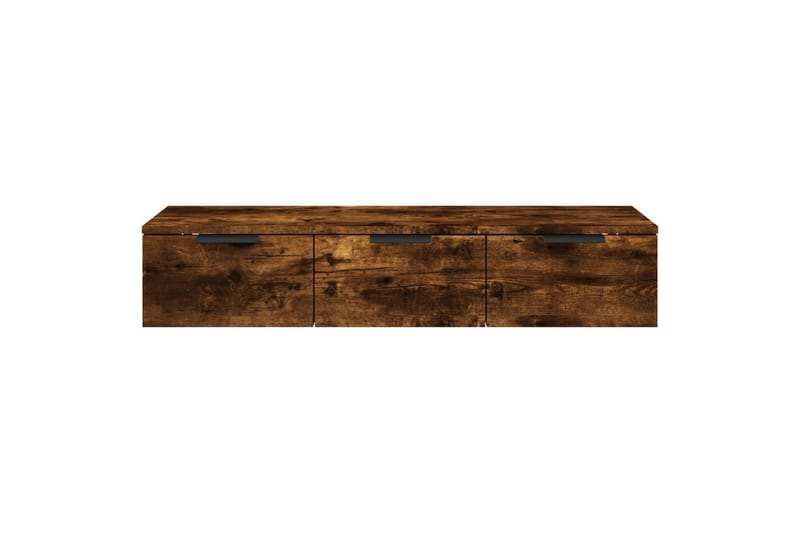 beBasic vægskab 102x30x20 cm konstrueret træ røget egetræsfarve - Brun - Opbevaring - Hylder & Reoler - Væghylde & vægreol