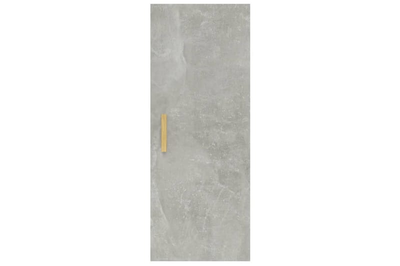 beBasic vægskab 34,5x34x90 cm konstrueret træ betongrå - GrÃ¥ - Opbevaring - Hylder & Reoler - Væghylde & vægreol