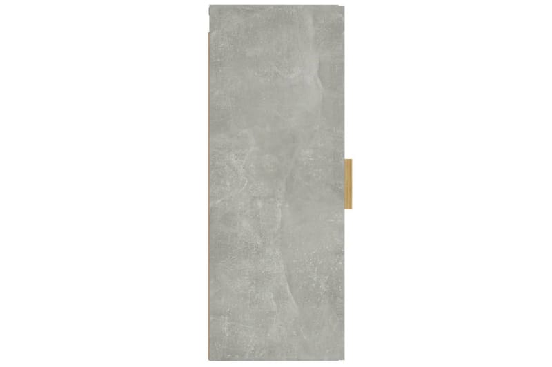 beBasic vægskab 34,5x34x90 cm konstrueret træ betongrå - GrÃ¥ - Opbevaring - Hylder & Reoler - Væghylde & vægreol