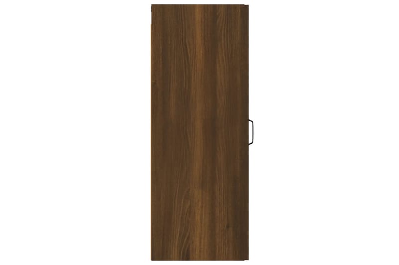 beBasic vægskab 34,5x34x90 cm konstrueret træ brun egetræsfarve - Brun - Væghylde & vægreol