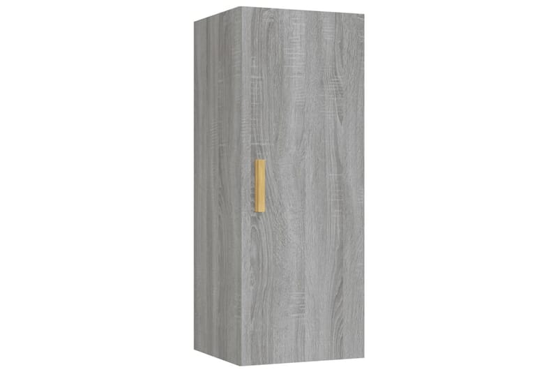 beBasic vægskab 34,5x34x90 cm konstrueret træ grå sonoma-eg - GrÃ¥ - Opbevaring - Hylder & Reoler - Væghylde & vægreol