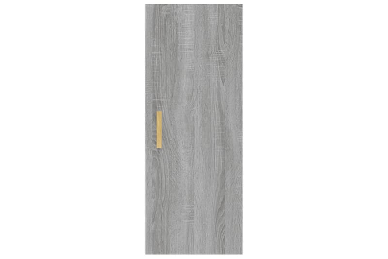 beBasic vægskab 34,5x34x90 cm konstrueret træ grå sonoma-eg - GrÃ¥ - Væghylde & vægreol