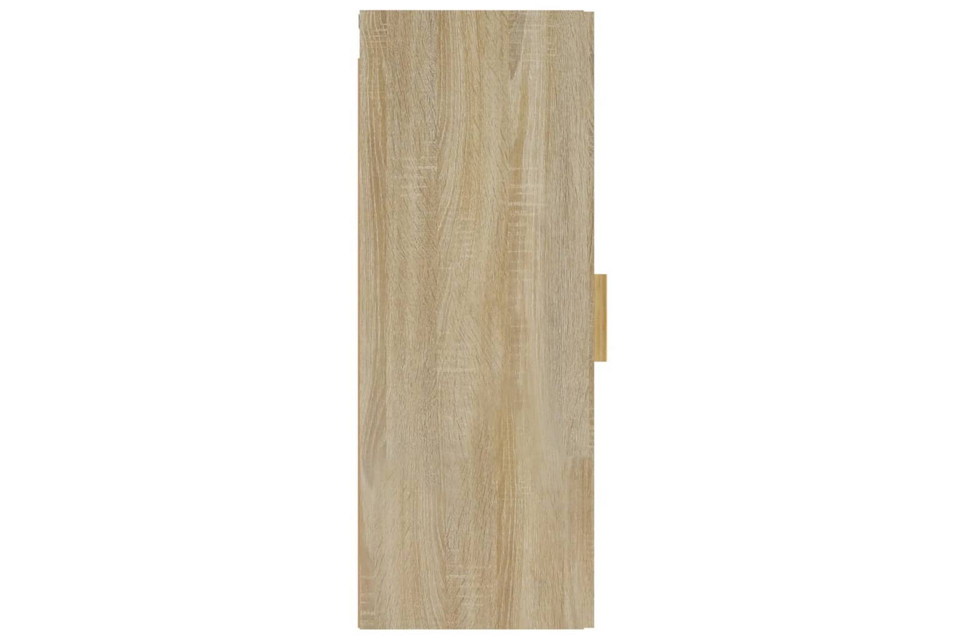 beBasic vægskab 34,5x34x90 cm konstrueret træ sonoma-eg - Brun - Opbevaring - Hylder & Reoler - Væghylde & vægreol