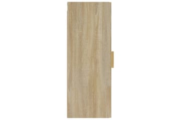 beBasic vægskab 34,5x34x90 cm konstrueret træ sonoma-eg - Brun - Opbevaring - Hylder & Reoler - Væghylde & vægreol