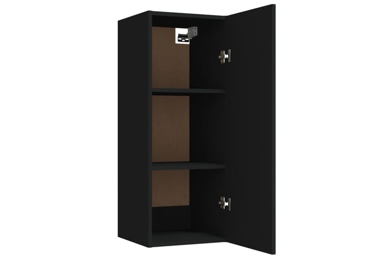 beBasic vægskab 34,5x34x90 cm konstrueret træ sort - Sort - Opbevaring - Hylder & Reoler - Væghylde & vægreol