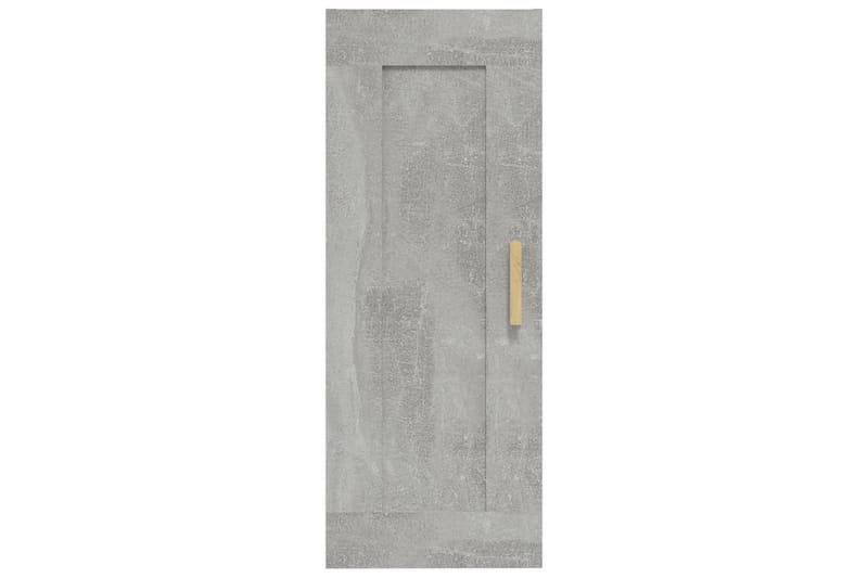 beBasic vægskab 35x34x90 cm konstrueret træ betongrå - GrÃ¥ - Opbevaring - Hylder & Reoler - Væghylde & vægreol