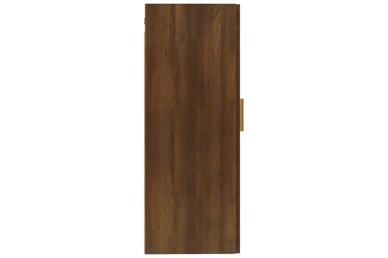beBasic vægskab 35x34x90 cm konstrueret træ brun egetræsfarve - Brun - Væghylde & vægreol