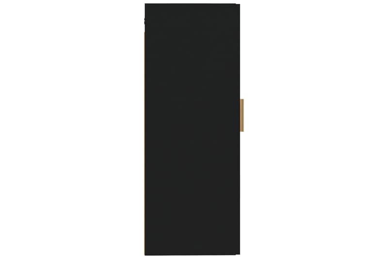 beBasic vægskab 35x34x90 cm konstrueret træ sort - Sort - Væghylde & vægreol