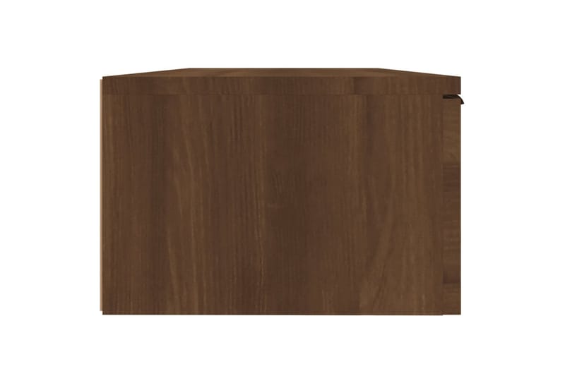 beBasic vægskab 68x30x20 cm konstrueret træ brun egetræsfarve - Brun - Væghylde & vægreol