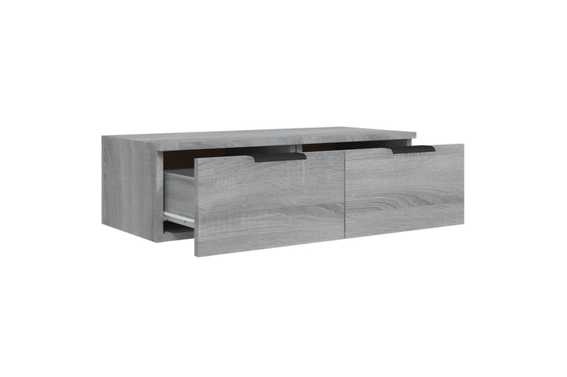 beBasic vægskab 68x30x20 cm konstrueret træ grå sonoma-eg - GrÃ¥ - Opbevaring - Hylder & Reoler - Væghylde & vægreol