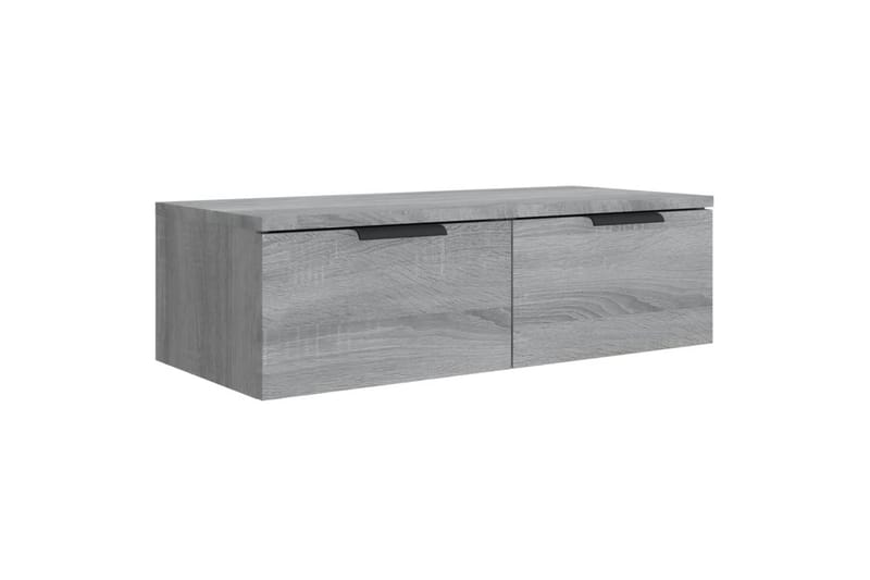 beBasic vægskab 68x30x20 cm konstrueret træ grå sonoma-eg - GrÃ¥ - Opbevaring - Hylder & Reoler - Væghylde & vægreol