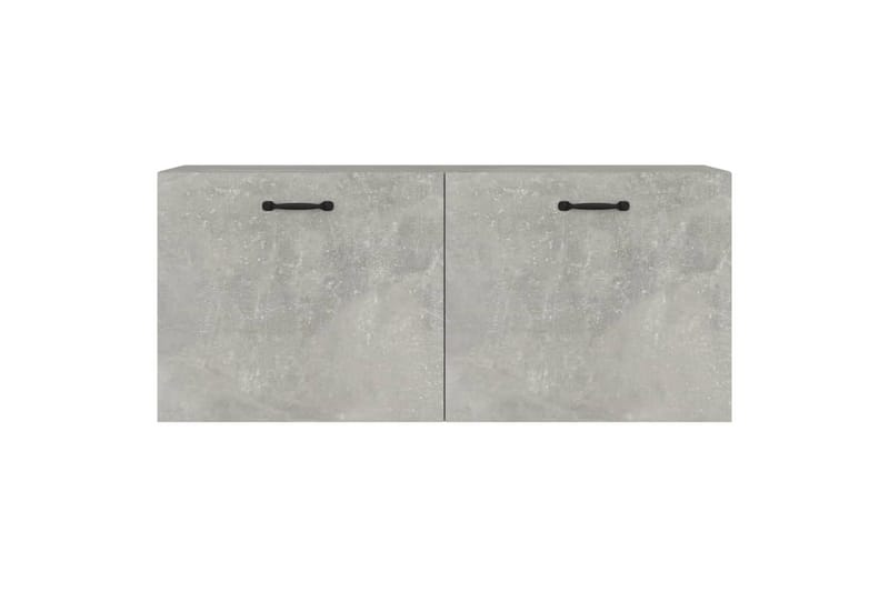 beBasic vægskab 80x35x36,5 cm konstrueret træ betongrå - GrÃ¥ - Opbevaring - Hylder & Reoler - Væghylde & vægreol
