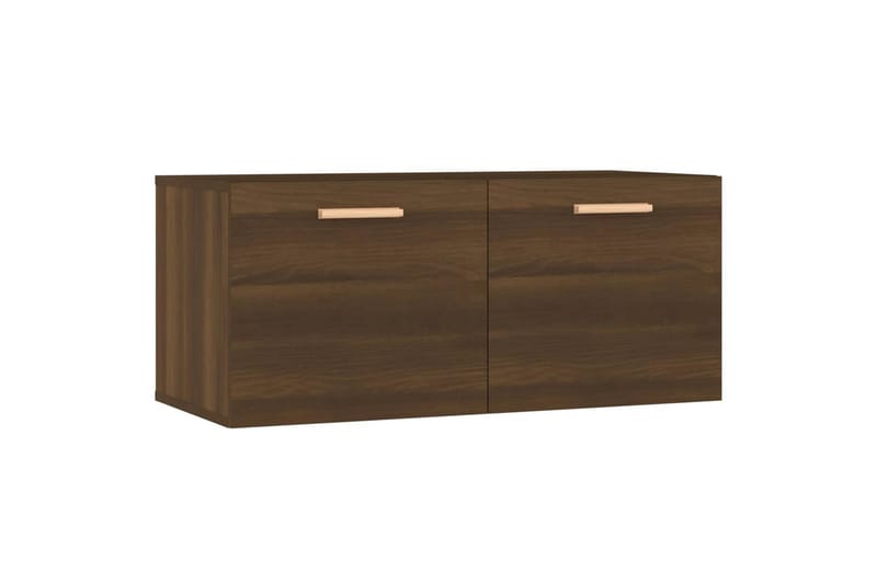 beBasic vægskab 80x35x36,5 cm konstrueret træ brun egetræsfarve - Brun - Opbevaring - Hylder & Reoler - Væghylde & vægreol