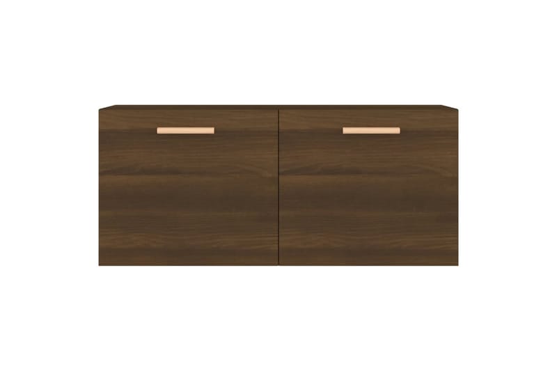 beBasic vægskab 80x35x36,5 cm konstrueret træ brun egetræsfarve - Brun - Opbevaring - Hylder & Reoler - Væghylde & vægreol