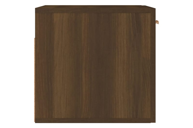 beBasic vægskab 80x35x36,5 cm konstrueret træ brun egetræsfarve - Brun - Væghylde & vægreol