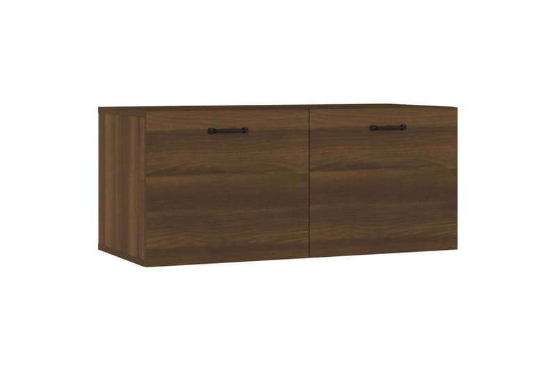 beBasic vægskab 80x35x36,5 cm konstrueret træ brun egetræsfarve - Brun - Opbevaring - Hylder & Reoler - Væghylde & vægreol