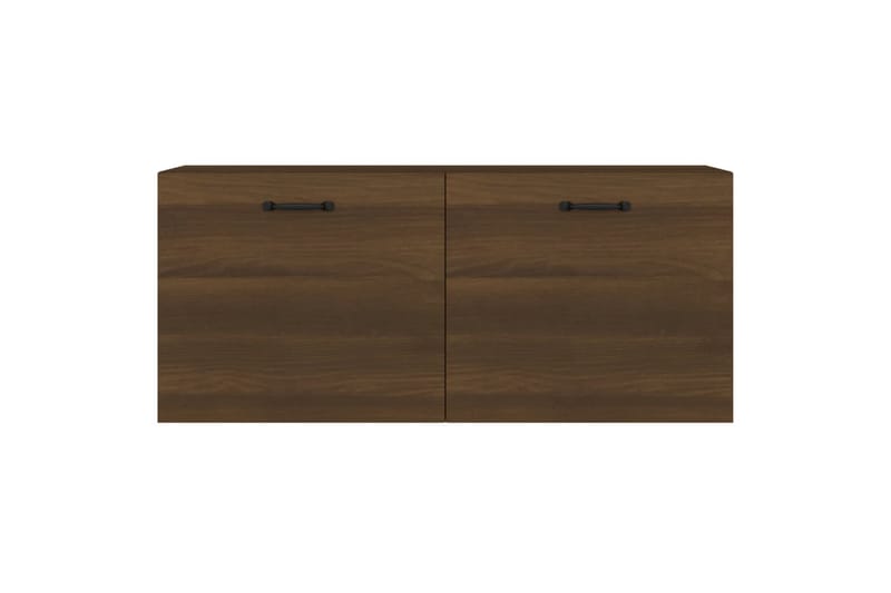 beBasic vægskab 80x35x36,5 cm konstrueret træ brun egetræsfarve - Brun - Opbevaring - Hylder & Reoler - Væghylde & vægreol