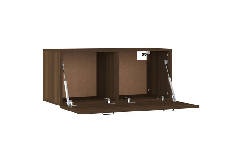 beBasic vægskab 80x35x36,5 cm konstrueret træ brun egetræsfarve - Brun - Opbevaring - Hylder & Reoler - Væghylde & vægreol