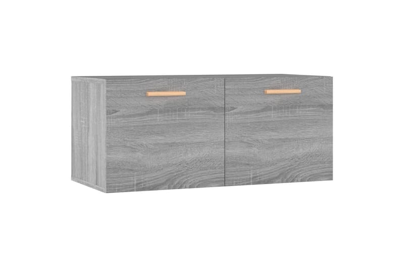 beBasic vægskab 80x35x36,5 cm konstrueret træ grå sonoma-eg - GrÃ¥ - Opbevaring - Hylder & Reoler - Væghylde & vægreol