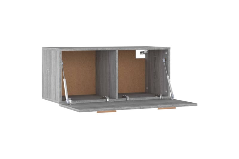 beBasic vægskab 80x35x36,5 cm konstrueret træ grå sonoma-eg - GrÃ¥ - Opbevaring - Hylder & Reoler - Væghylde & vægreol