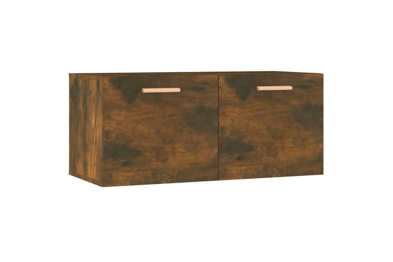 beBasic vægskab 80x35x36,5 cm konstrueret træ røget egetræsfinish - Brun - Opbevaring - Hylder & Reoler - Væghylde & vægreol
