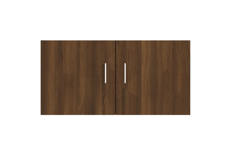 beBasic vægskab 80x39x40 cm konstrueret træ brun egetræsfarve - Brun - Opbevaring - Hylder & Reoler - Væghylde & vægreol