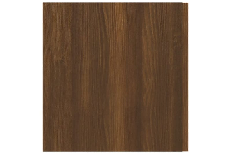 beBasic vægskab 80x39x40 cm konstrueret træ brun egetræsfarve - Brun - Væghylde & vægreol