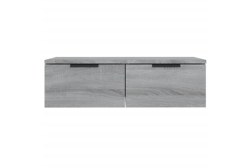 beBasic vægskabe 2 stk. 68x30x20 cm konstrueret træ grå sonoma-eg - GrÃ¥ - Opbevaring - Hylder & Reoler - Væghylde & vægreol