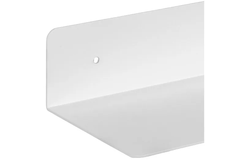 Belleuve Vægmonteret Hylde 50 cm - Hvid - Opbevaring - Hylder & Reoler