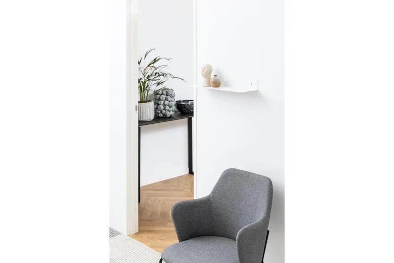 Belleuve Vægmonteret Hylde 50 cm - Hvid - Opbevaring - Hylder & Reoler