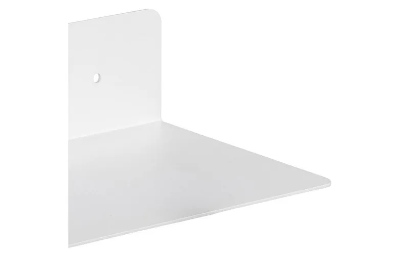 Belleuve Vægmonteret Hylde 50 cm - Hvid - Opbevaring - Hylder & Reoler