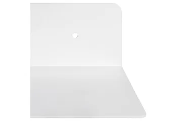 Belleuve Vægmonteret Hylde 50 cm - Hvid - Opbevaring - Hylder & Reoler - Billedhylde & gallerihylde