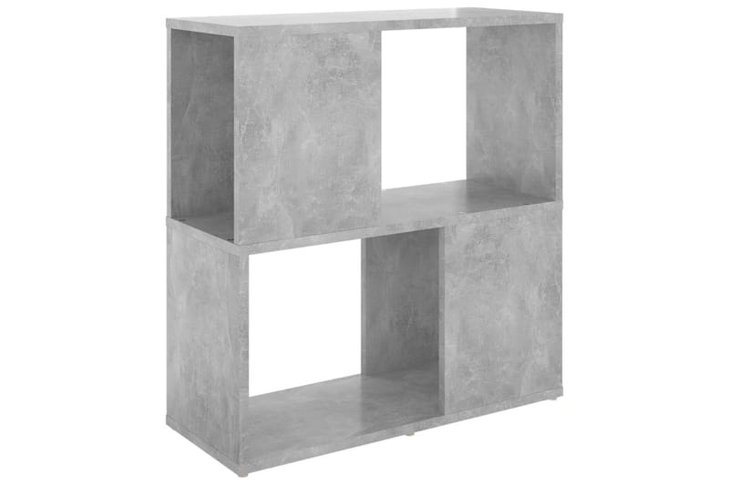 bogreol 60x24x63 cm spånplade betongrå - Grå - Opbevaring - Hylder & Reoler - Bogreol