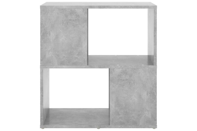 bogreol 60x24x63 cm spånplade betongrå - Grå - Opbevaring - Hylder & Reoler - Bogreol